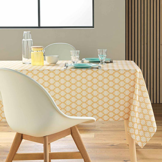 Tablecloth Stain Resistant L-c Davia Yellow 145x240cm