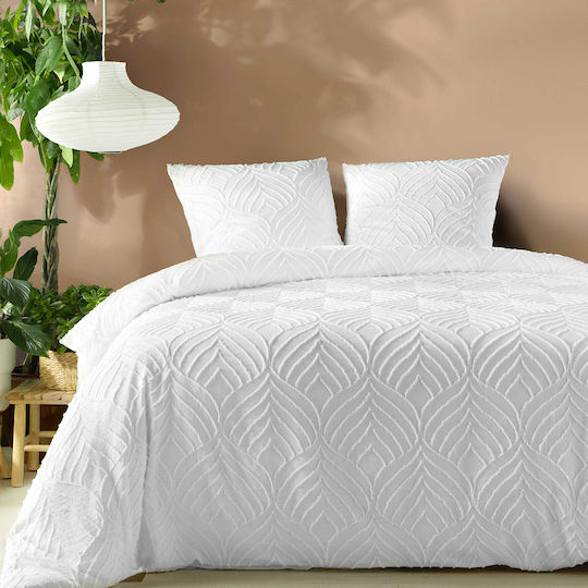 Σετ Υπέρδιπλη 240x220cm L-c Heltie White