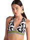 Tribal Jungle Bikini Triangle D Cup Animal Print Blue
