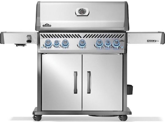 Napoleon Rogue PRO S 625 SIB Газово Барбекю Решетка 88брx46брсм. с 6 бр 25.94кВт и Инфрачервен Нагревател