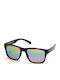 Skechers Unisex Sunglasses with Black Plastic Frame and Multicolour Mirror Lens SE6247 5401Z