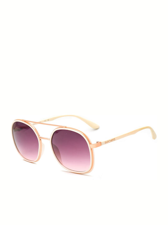 Skechers Women's Sunglasses with Pink Plastic Frame and Purple Gradient Lens SE6184 5921F