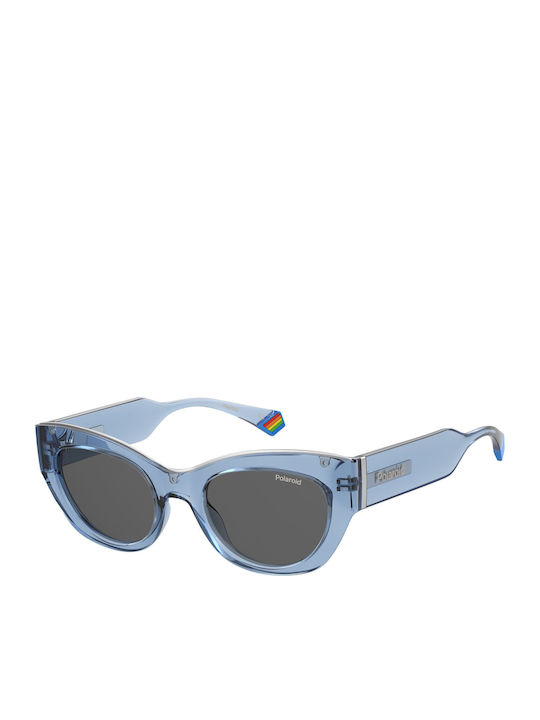 Polaroid Women's Sunglasses with Blue Plastic F...