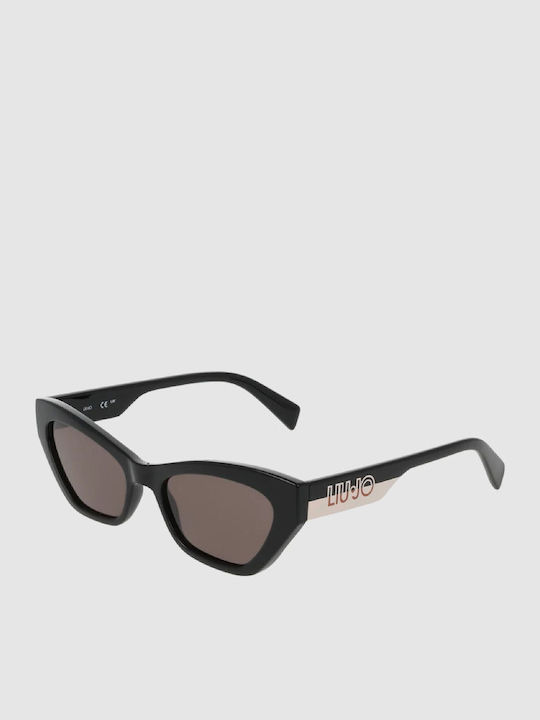 Liu Jo Women's Sunglasses with Black Plastic Fr...
