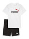 Kids' Set with Shorts Summer 2pcs Black