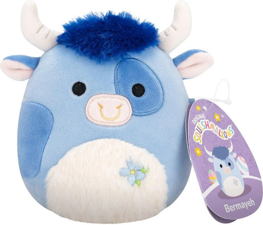 Jazwares Plush Squishmallows Easter Bermayeh The Cow for 3+ Years 13 cm