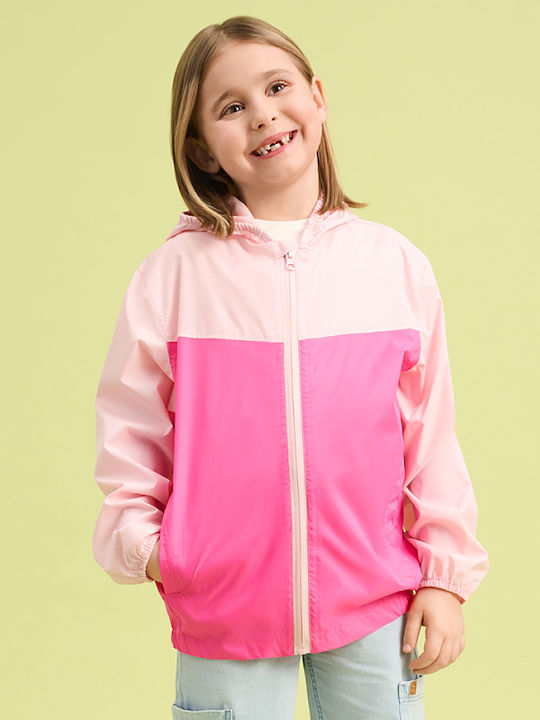 Kinderjacken & Winterjacken Lässig Kurze mit Kapuze Rosa