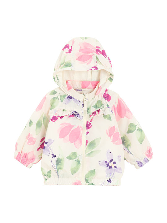 Kinder Freizeitjacke mit Kapuze White