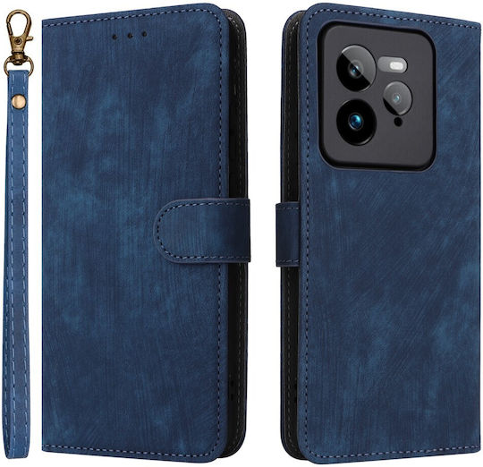 Mad Mask Back Cover Leather Magnetic Blue (Realme GT 7 Pro)