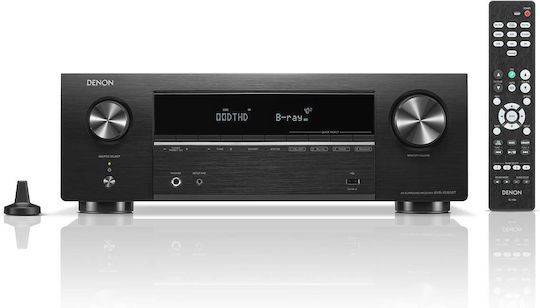 AVR-X540BT Ραδιοενισχυτής Home Cinema 8K 5.2 Καναλιών 70W/8Ω 90W/6Ω με HDR Μαύρος