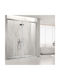 Aquarelle Venia 80 Plus Shower Screen for Shower with Sliding Door 170x195cm Clear Glass