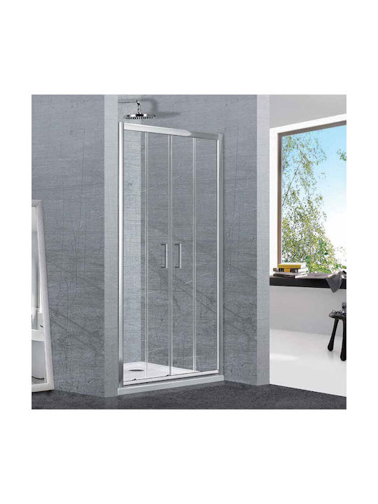 Aquarelle Oia 80 Duschwand für Dusche mit Schie...