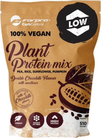 Forpro 100% Vegan Plant Protein Mix Без Лактоза с Вкус Double Chocolate 30гр