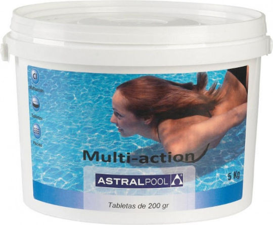 Astral Pool Multi-action Πολυταμπλέτες Πισίνα Ταμπλέτες 200gr 5kg