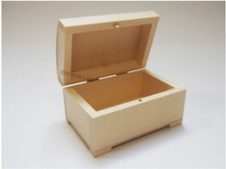 Дървено мини сандъче 9.55x6x5.5 см
