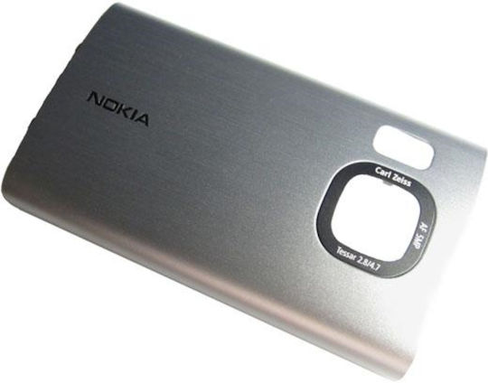 Nokia 6700 Slide Battery Cover Silver Original