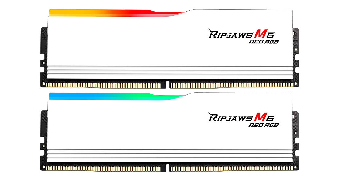 G.Skill Ripjaws M5 Neo RGB DDR5 96GB RAM με 2x48GB Modules και Ταχύτητα 6000 για Desktop