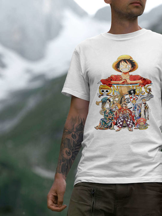 One Piece Anime-Charaktere in traditioneller Kleidung T-Shirt