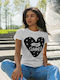 I Love Summer Heart Design Tshirt