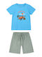 Kids' Set with Shorts Summer 2pcs Khaki