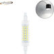 Universo Illuminazione Bec LED 5W 75mm pentru Soclu R7S Alb rece 550lm