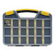 Werkzeugkoffer-Organisator mit einstellbaren Fächern Schwarz 32.5x25.8x4.8cm