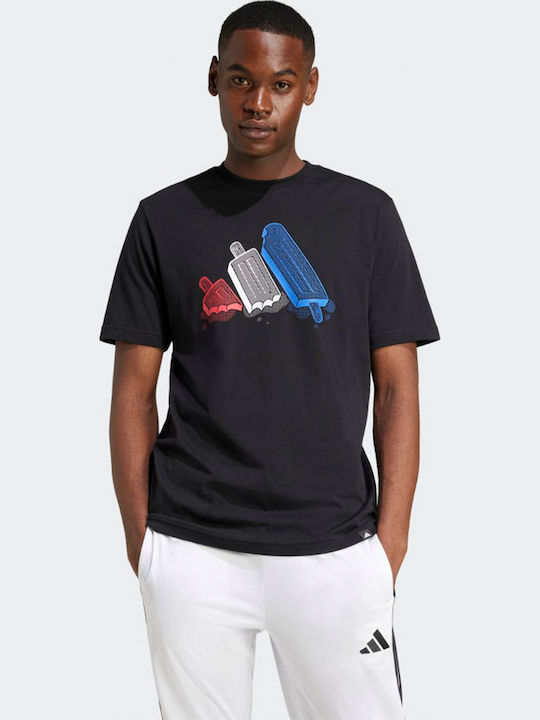 adidas Graphic Tee T-shirt Black JI6742 | Skroutz.mt