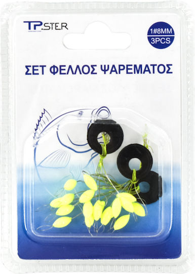 Opritoare de pescuit Tpster 1# 8mm 3buc 38140