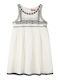 Kinderkleid Ärmellos Ecru