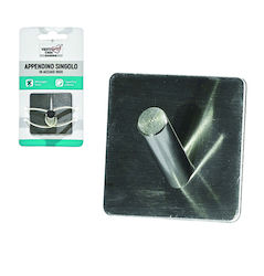 Самозалепваща се кука Inox 77726065, включва 6 броя