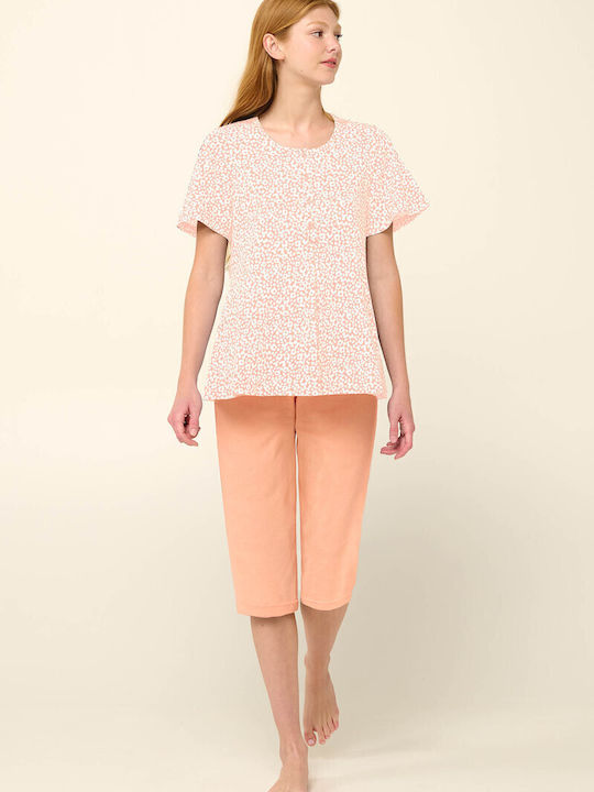 Vamp Summer Women's Pyjama Set Salmon