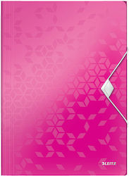 Leitz File Folder With Rubber Band And Elastic Fuchsia