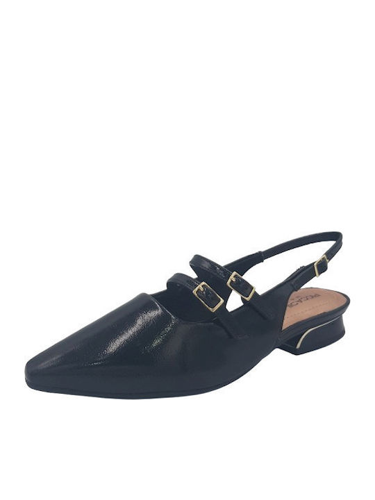 Pumps mit Riemchen Schwarz