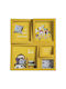 Inart Multi Picture Frame with Yellow Frame