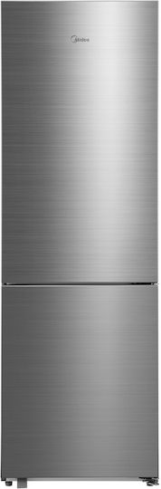 Midea Ψυγειοκαταψύκτης 401lt Total NoFrost Υ186xΠ59.5xΒ67εκ. Inox MDRB548MME46