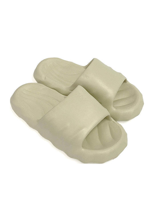Ustyle Slides în Culoare Bej