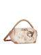 Damentasche Schultertasche Beige
