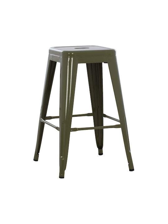 Stool for Bar Outdoor Dark Dark Olive Green 43x...