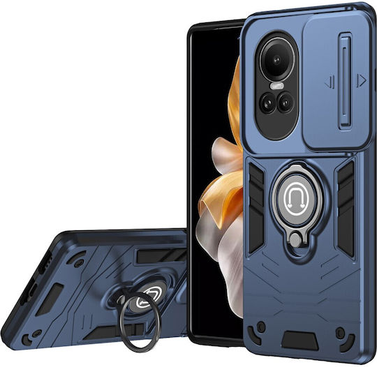 Mad Mask Camshield Back Cover Πλαστικό / Σιλικόνης Μπλε (Oppo Reno10)