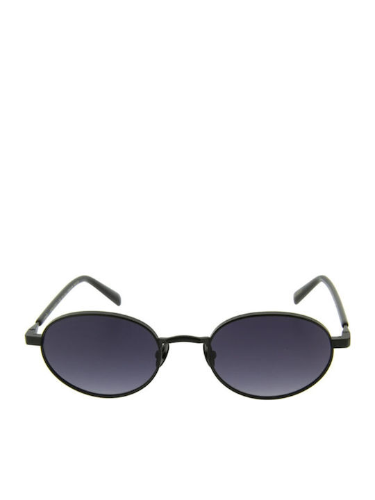 Gast Unisex Sunglasses with Black Metal Frame and Black Gradient Lens JD01