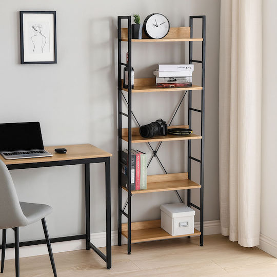Bücherschrank 844135 60x24x144εκ. Wooden