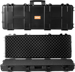 Vevor Rifle Case Hard Rifle Case 3 Layers Fully Protective Foam Hard Gun Case 42 Inches Wheels Waterproof IP67 Two Rifles or Hunting Guns Airsoft Pistol
