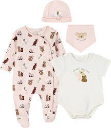 Energiers Baby Gift Set for Girl 4pcs
