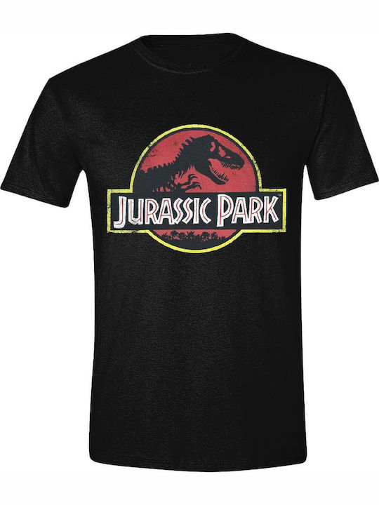 Heroes Inc Jurassic Park Logo Black T-shirt Sealed