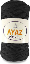 Айаз Пюскюл Памучна Прежда Черна 250г 1217