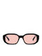 Meller Kessie Unisex Sunglasses with Black Plastic Frame and Black Lens KES-TUTPEACH