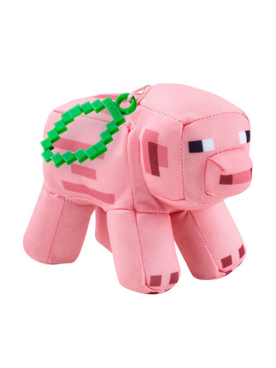 Minecraft Clip-On Plush Pig Keychain