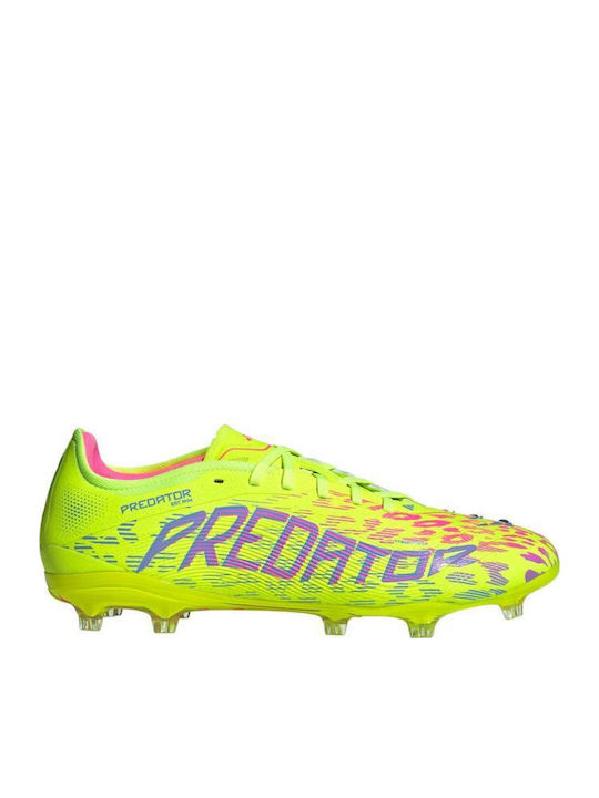 adidas Predator Pro Football Shoes with Cleats Green