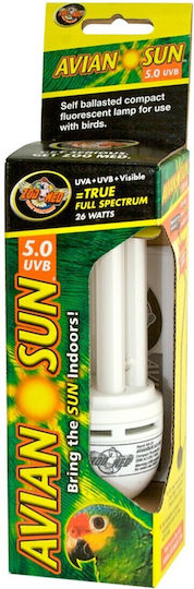 Λαμπτηρας Πτηνα Aviansun 5.0 Bird Uvb Compact 26 W