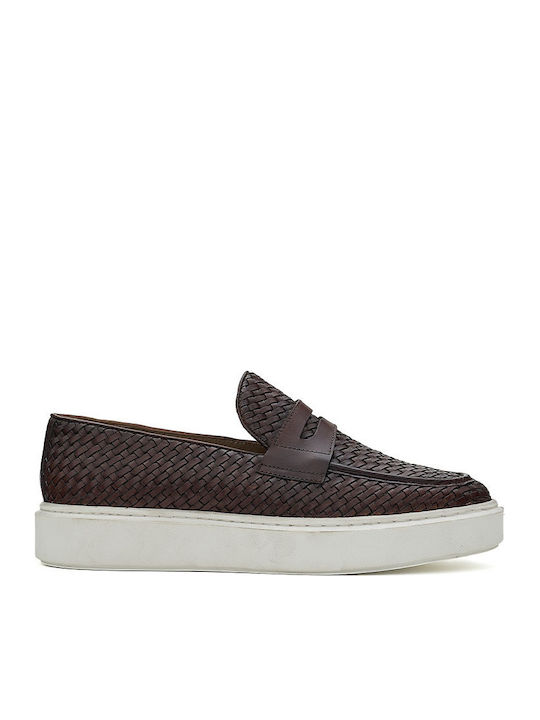 Men's Leather Loafers Brown